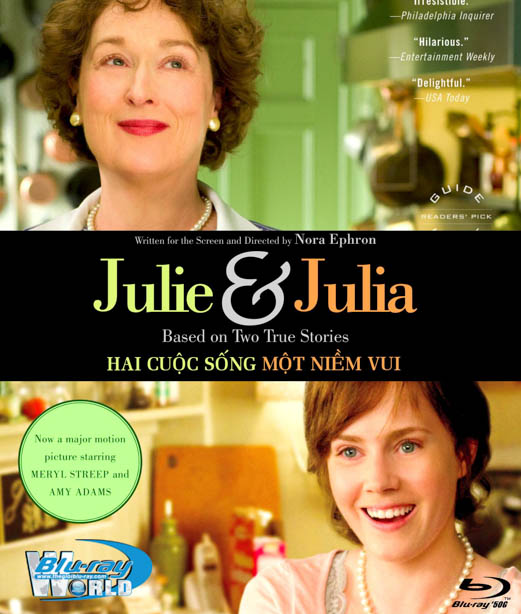 F670. Julie & Julia - HAI CUỘC SỐNG MỘT NIỀM VUI 2D50G (DTS-HD 5,1)